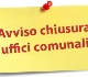 immagine AVVISO CHIUSURA UFFICI  - SABATO 3 GIUGNO 2023