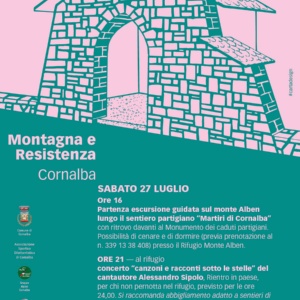 MONTAGNA E RESISTENZA - 27/28 luglio 2024