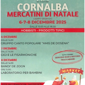 MERCATINI DI NATALE A CORNALBA  - 6/7/8 DICEMBRE 2025